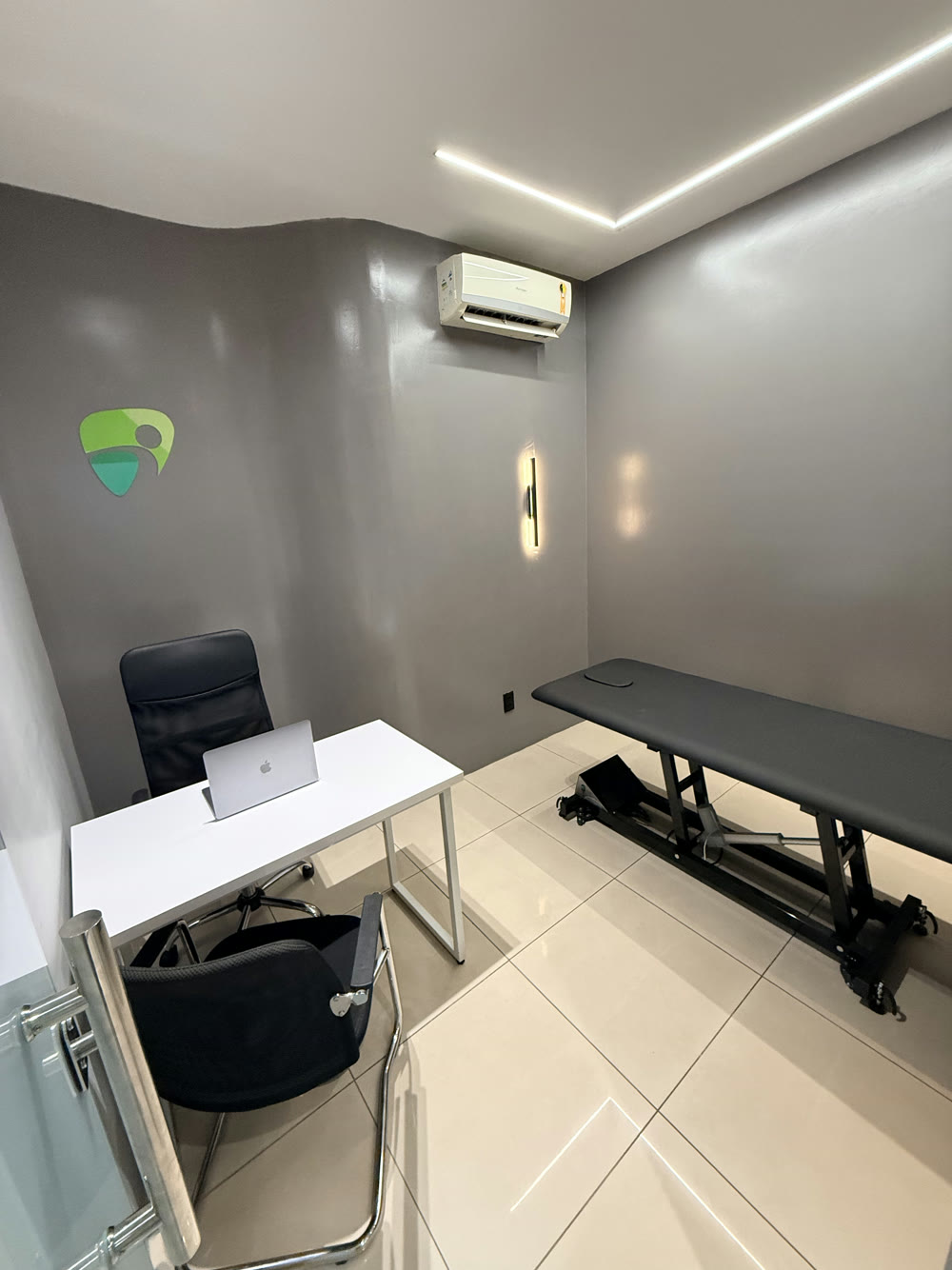 Sala de atendimento, Clínica Fisio+