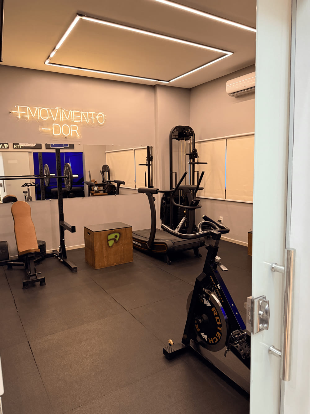 Área de treino e reabilitação, Clínica Fisio+